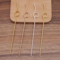 Hair Stick Findings, Brass, plated, DIY 