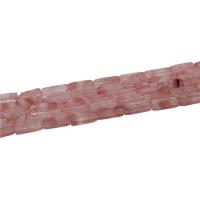 Cherry Quartz Bead, Rectangle, polished, DIY, pink 