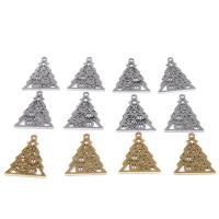 Stainless Steel Jewelry Charm, Christmas Tree, plated & DIY 18*15*1mm Approx 1mm 