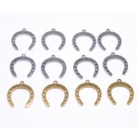 Stainless Steel Jewelry Charm, Horseshoes, plated & DIY 17*15*1mm Approx 1mm 