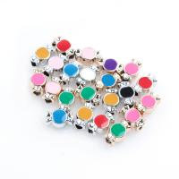Perle acrylique, bonbon, différentes couleurs et motifs pour le choix & DIY, plus de couleurs à choisir, 13*8*5mm Environ 3mm, Vendu par PC