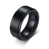 Men Stainless Steel Ring in Bulk, fashion jewelry & for man, black 