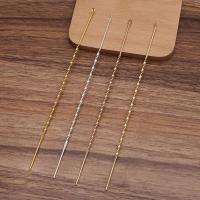 Hair Stick Findings, Brass, plated, DIY 165mm 