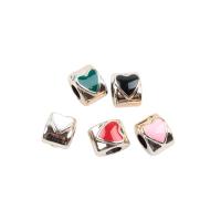 Émail acrylique perles, différentes couleurs et motifs pour le choix & DIY, plus de couleurs à choisir, 10*7*7mm Environ 4mm, Vendu par PC