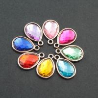Acrylic Jewelry Pendant, Teardrop & DIY 24*15*4mm Approx 2mm 