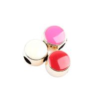 Émail acrylique perles, Rond, différentes couleurs et motifs pour le choix & DIY, plus de couleurs à choisir, 11*11.5*9mm Environ 3mm, Vendu par PC