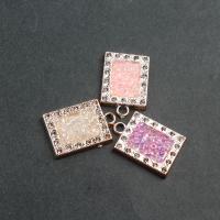 Acrylic Jewelry Pendant, Rectangle & DIY 26*18*5mm Approx 2mm 