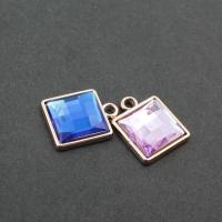 Acrylic Jewelry Pendant,  Square & DIY 21*12*5mm Approx 2mm 