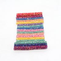 Hair Clip Cabochon Finding, Plastic, with Plastic Sequin & DIY 43*43*6mm 