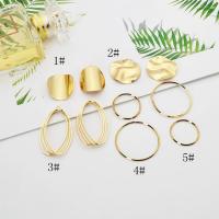 Brass Earring Drop Component, high quality gold color plated, DIY 