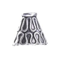 Zinc Alloy Bead Caps, Conical, antique silver color plated, vintage & DIY Approx 2.5mm 