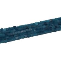 Aquamarine Beads,  Square, polished, DIY, blue 