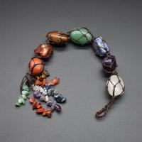 Ornements suspendus, pierre gemme, Placage, bijoux de mode & unisexe, 315mm, Vendu par PC