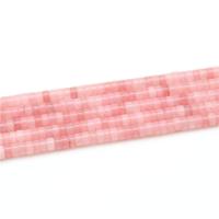 Strawberry Quartz Beads, Rondelle, polished, DIY, pink 