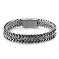 Men Bracelet, Titanium Steel, plated, for man 