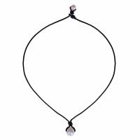 Natural Freshwater Pearl Necklace, leather cord, with Freshwater Pearl, fashion jewelry 