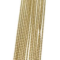 Brass Ball Chain, plated & DIY, metallic color plated, 1*1*1mm 