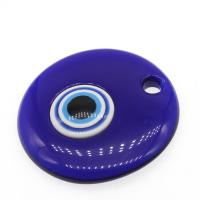 Resin Jewelry Pendant, Evil Eye, DIY, blue, 95*95*15mm Approx 12mm 