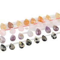 Mixed Gemstone Beads, Natural Stone, Teardrop, polished, DIY & faceted 