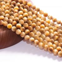 Tiger Eye Beads, Round, polished, DIY golden 