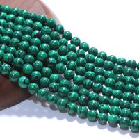 Natürliche Malachit Perlen, rund, poliert, DIY & verschiedene Größen vorhanden, grün, verkauft von Tasche