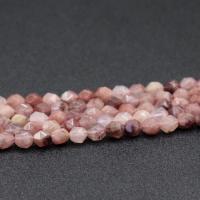 Single Gemstone Beads, Natural Stone, Polygon, DIY & faceted, violet 