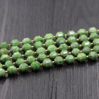Diopside Beads, polished, DIY & faceted, green 