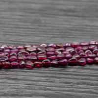 Natural Garnet Beads, polished, DIY purple 
