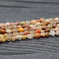 Rutilquarz Perlen, Rutilated Quarz, poliert, DIY & verschiedene Größen vorhanden, violett, verkauft von Strang
