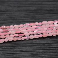 Natürliche Rosenquarz Perlen, poliert, DIY & verschiedene Größen vorhanden, Rosa, verkauft von Strang