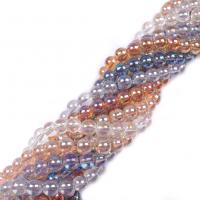 Perles de verre translucide, Placage, DIY & normes différentes pour le choix, plus de couleurs à choisir, Vendu par brin