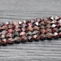 Natural Garnet Beads, polished, DIY & faceted 