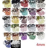 Смола Rhinestone кабошон, Канифольные кристаллы, DIY & граненый, Много цветов для выбора, 4mm, Приблизительно 200ПК/сумка, продается сумка