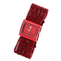 Bracelets de montre pour femmes, alliage de zinc, avec verre, mouvement chinoise, Placage, Résistant à l’eau de vie & avec strass, plus de couleurs à choisir Vendu par PC