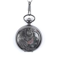 Pocket Watch, Zinc Alloy, with Titanium & Glass & Stainless Steel, Chinese movement, plated, Life water resistant & Unisex 380mm 