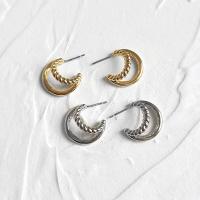 Zinc Alloy Stud Earring, plated, for woman 18mm 