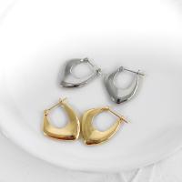 Zinc-Alloy-Huggie-Hoop-Earring, alliage de zinc, Placage, pour femme, plus de couleurs à choisir Vendu par paire
