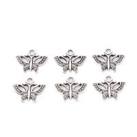 Zinc Alloy Jewelry Pendants, Butterfly, DIY, silver color 