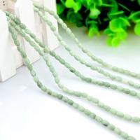 Jadeite Beads, Jade, Drum, polished, DIY, deep green 
