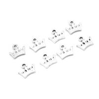 Zinc Alloy Crown Pendants, plated & DIY, metallic color plated, 7*8*1mm Approx 1mm 