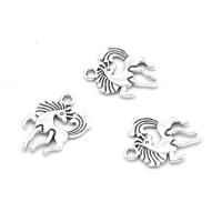 Zinc Alloy Animal Pendants, Horse, plated & DIY, metallic color plated, 16*11*1mm Approx 1mm 