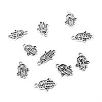 Zinc Alloy Hand Pendants, plated & DIY, metallic color plated, 20*12*2mm Approx 2mm 