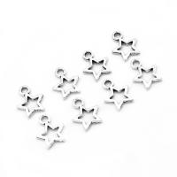 Zinc Alloy Star Pendant, plated & DIY, metallic color plated, 12*9*1mm Approx 2mm 