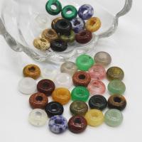 Mixed Gemstone Beads, Natural Stone, Donut, DIY 10mm 