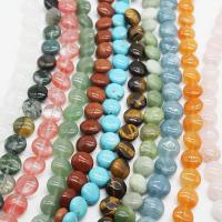 Mixed Gemstone Beads, Natural Stone, Flat Round, DIY 10mm 