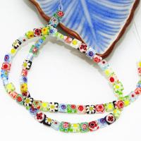 Refined Lampwork Beads, Round, plated, DIY mixed colors 