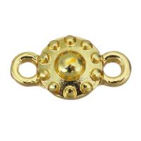 Brass Connector, gold color plated Approx 2mm 