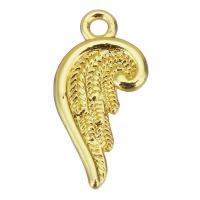Brass Jewelry Pendants, Wing Shape, gold color plated Approx 2mm 