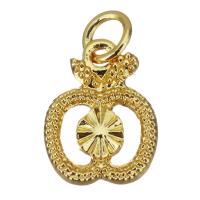 Brass Jewelry Pendants, gold color plated, hollow Approx 3.5mm 
