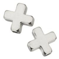 Zinc Alloy Jewelry Beads, Cross, plated Approx 1.5mm 